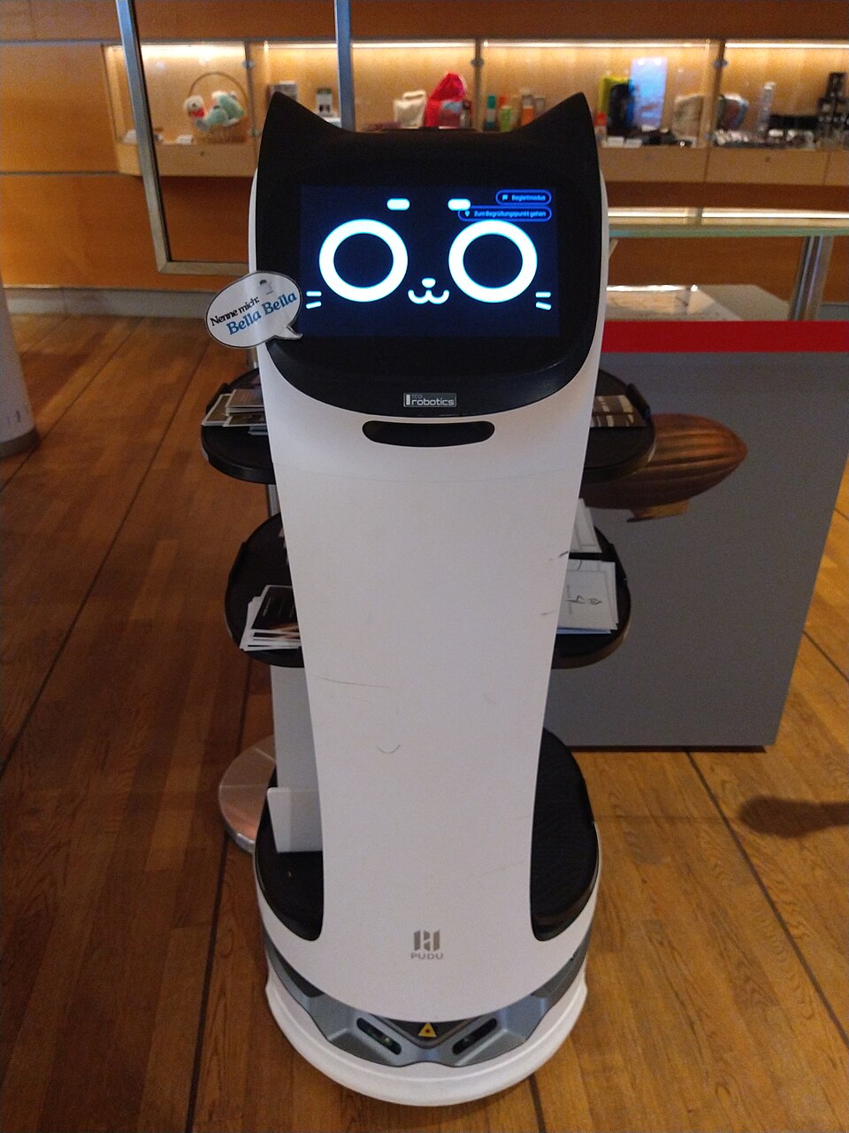 Pudu BellaBot service robot at Potsdam Kongresszentrum