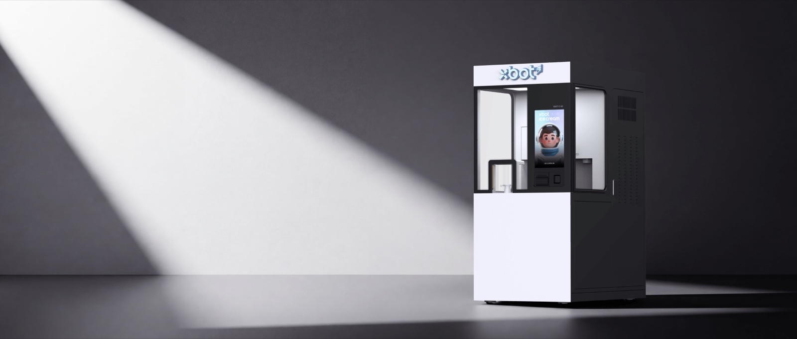 Automated robotic dessert kiosk